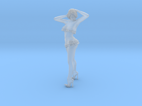 1/32 scale nose-art striptease dancer figure A x 1 in Clear Ultra Fine Detail Plastic