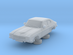 1-87 Ford Capri Mk1 Standard in Clear Ultra Fine Detail Plastic