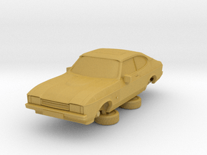 1-87 Ford Capri Mk2 Standard in Tan Fine Detail Plastic
