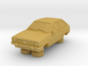 1-87 Ford Fiesta Mk1 Standard in Tan Fine Detail Plastic
