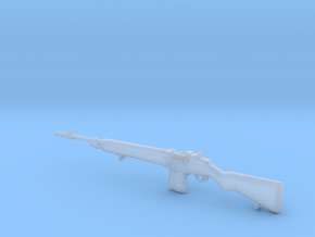 1/15 scale Springfield Armory M-14 rifle x 1 in Clear Ultra Fine Detail Plastic