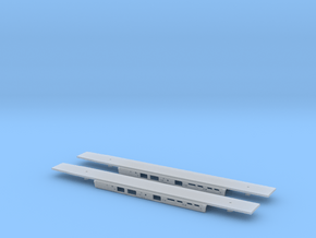 Alstom Class 175 2x Chassis 1/148 in Clear Ultra Fine Detail Plastic