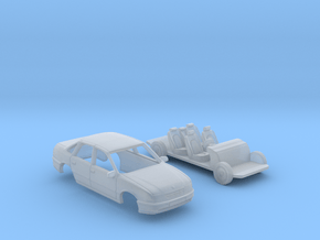 Vauxhall Cavalier Saloon 1/148 (Pre-Facelift) in Clear Ultra Fine Detail Plastic