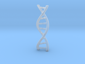 DNA pendant in Clear Ultra Fine Detail Plastic