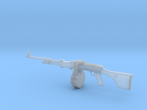 1/12 scale RPD Soviet machinegun x 1 in Clear Ultra Fine Detail Plastic