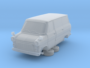 1-87 Ford Transit Mk1 Short Base Van Side Door (re in Clear Ultra Fine Detail Plastic