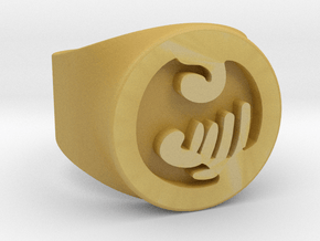 Anime Ring Request for male for men's in Tan Fine Detail Plastic