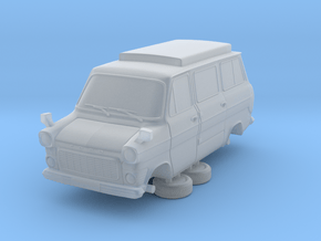 1-64 Ford Transit Mk1 Short Base Camper Van in Clear Ultra Fine Detail Plastic