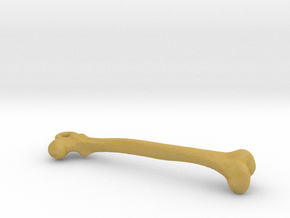 Femur bone pendant in Tan Fine Detail Plastic