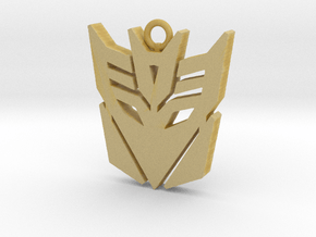 Transformers pendant in Tan Fine Detail Plastic