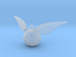 The Golden Snitch pendant in Clear Ultra Fine Detail Plastic