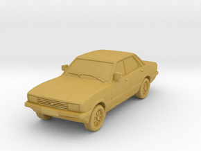 1-87 Ford Cortina Mk5 4 Door Hollow Wheels Attache in Tan Fine Detail Plastic