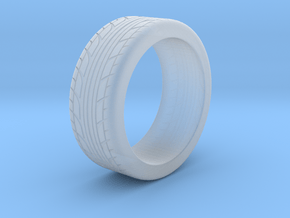 Tire Ring Size 9 in Clear Ultra Fine Detail Plastic