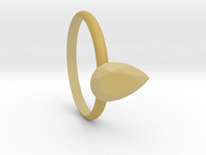 Pear gems Ring size 7.5 in Tan Fine Detail Plastic