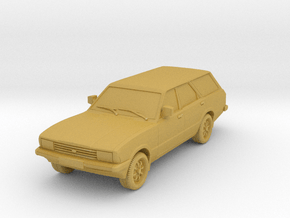 1-64 Ford Cortina Mk5 Estate Hollow Wheels Attache in Tan Fine Detail Plastic