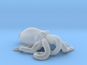 Octopus Pendant in Clear Ultra Fine Detail Plastic