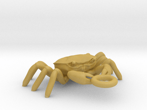 Crabs pendant in Tan Fine Detail Plastic