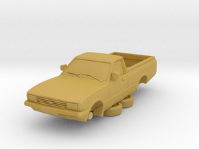 1-87 Ford Cortina Mk5 P100 Hollow (repaired) in Tan Fine Detail Plastic