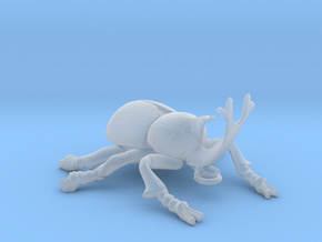 Hercules Beetle pendant in Clear Ultra Fine Detail Plastic