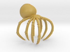 Spider Ring  in Tan Fine Detail Plastic