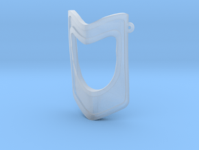 Gladiatrix Mask w. Loops in Clear Ultra Fine Detail Plastic