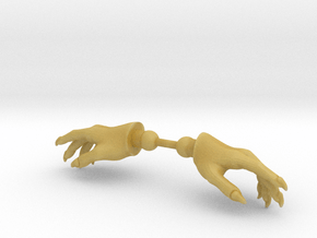 Wizard Hands Relaxed in Tan Fine Detail Plastic