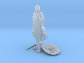 1/35 scale Roman Praetorian Guard centurion v2 in Clear Ultra Fine Detail Plastic