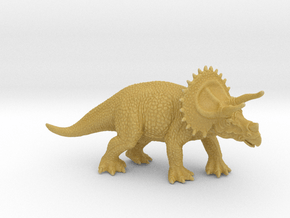 Triceratops in Tan Fine Detail Plastic