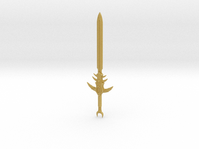 Witch Sword in Tan Fine Detail Plastic