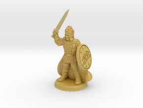 Sword warrior in Tan Fine Detail Plastic