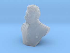1/9 scale Joseph Stalin leader of USSR bust A in Clear Ultra Fine Detail Plastic