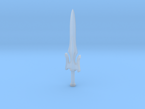 VintageSizeAlcalaPowersword in Clear Ultra Fine Detail Plastic