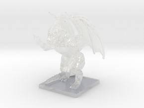 dragon  in Clear Ultra Fine Detail Plastic