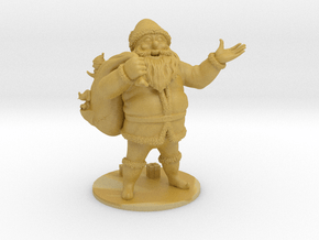 Santa Claus GIFTS in Tan Fine Detail Plastic