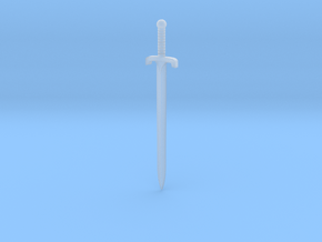 Skull Sword in Clear Ultra Fine Detail Plastic