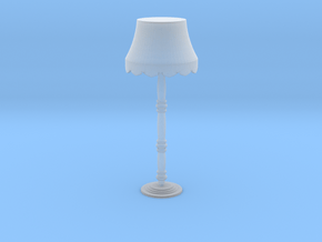 Victorian floor lamp in Clear Ultra Fine Detail Plastic