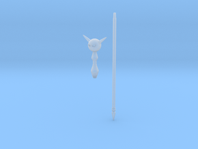 Ancients Staff in Clear Ultra Fine Detail Plastic
