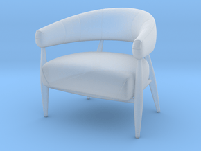 Chair 2018 model 1 in Clear Ultra Fine Detail Plastic
