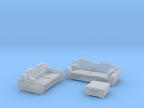 sofa set 2018 model 2 in Clear Ultra Fine Detail Plastic