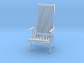 Chair 2018 model 2 in Clear Ultra Fine Detail Plastic