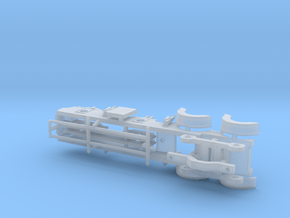 Cambrian Class 61  - P4 CHASSIS in Clear Ultra Fine Detail Plastic