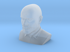 Walter White bust in Clear Ultra Fine Detail Plastic