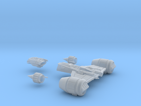 SWTOR inspired Republic Gunship 1/270 in Clear Ultra Fine Detail Plastic