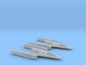 R2&R5 Clone Wars inspired Y-wing pack 1/270 in Clear Ultra Fine Detail Plastic