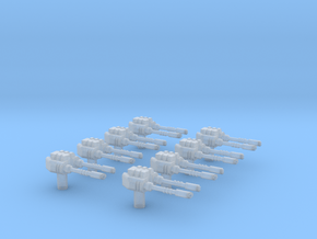 Laser turret 8pack in Clear Ultra Fine Detail Plastic