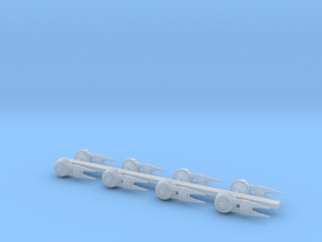 Medium/Large ship Chin cannons 270th in Clear Ultra Fine Detail Plastic
