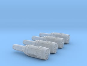 Alternate Derelict U-wing engines in Clear Ultra Fine Detail Plastic