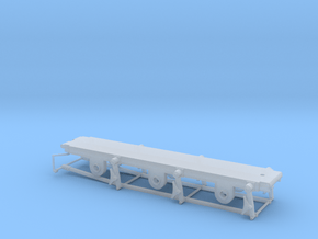 812 Tender 3000 Gallon - EM-P4 Chassis in Clear Ultra Fine Detail Plastic