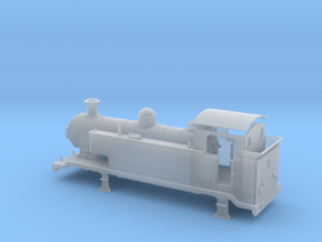 S Scale - LB&SCR E2  - EXTENDED TANKS - Body (FUD) in Clear Ultra Fine Detail Plastic
