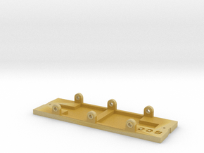 BROAD - 6 Wheel Coach - Chassis in Tan Fine Detail Plastic